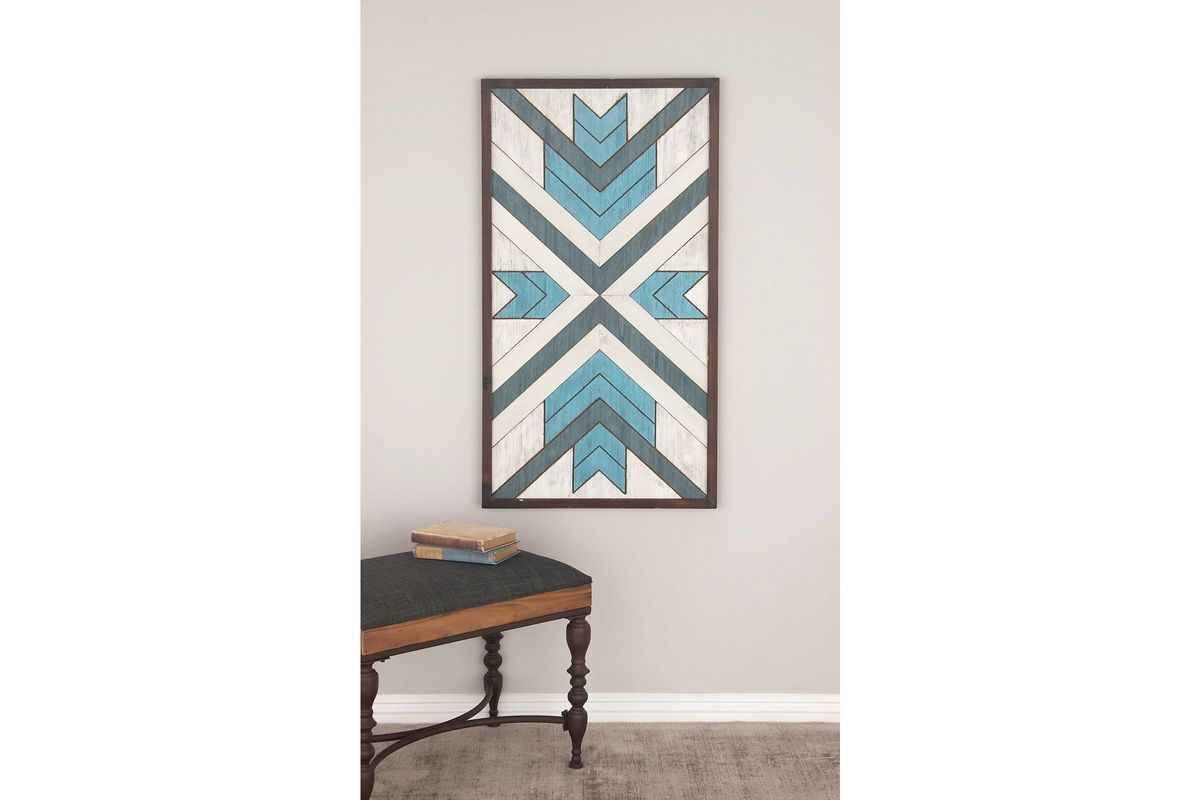 Modern Reflections Rectangular Wall Decor at GardnerWhite