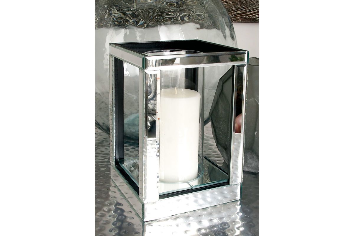 Classic Modern Mirrored Candle Holder by UMA at GardnerWhite