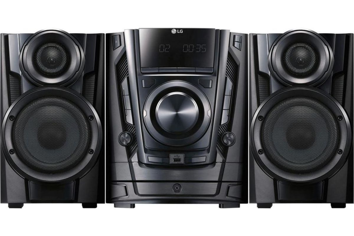 LG 200W 3Disc Audio System in Black at GardnerWhite